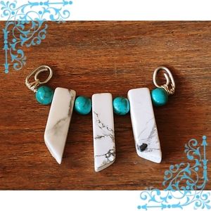 Howlite Stone Pendant